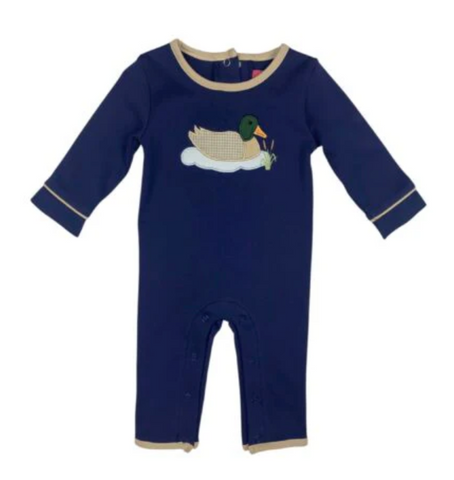Banana Split-Mallard Duck Applique Romper