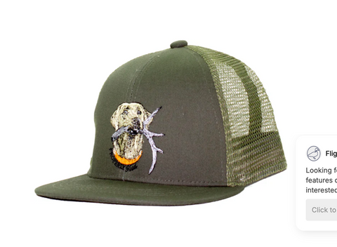 Properly Tied-Boys Trucker Hat Antler Lab