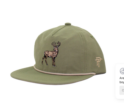 Properly Tied-Boys Classic Rope Hat Whitetail