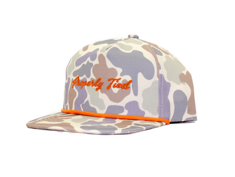 Properly Tied Sportsman Rope Hat Field Camo
