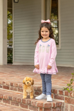 Trotter Street-Dog Ruffle Pants Set