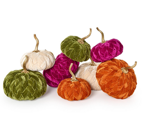 Two's Company-Braided Plush Pumpkins