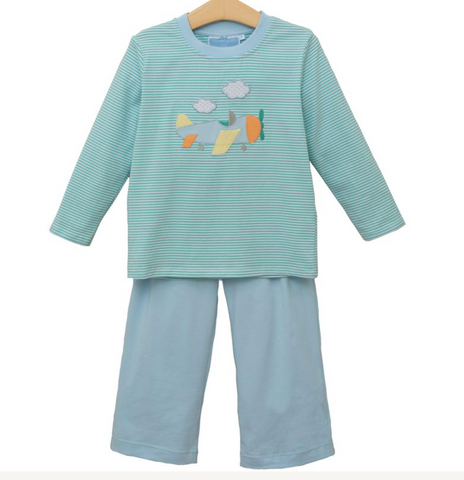 Trotter Street-Airplane Pants Set