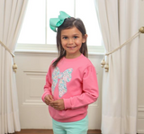 Trotter Street-Bow Sweatshirt
