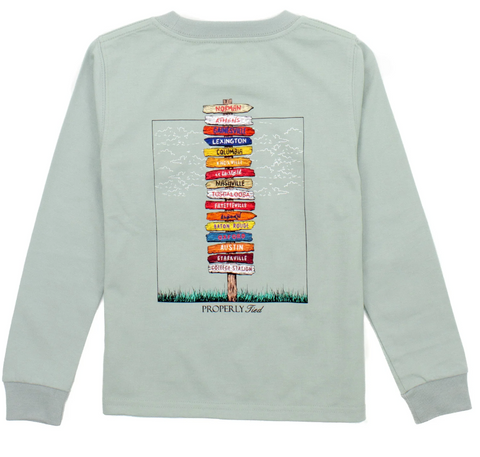 Properly Tied-Boys Southeastern Showdown LS Chrome Grey