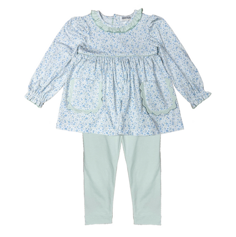 Ishtex-DITSY FLOWER LEGGINGS SET