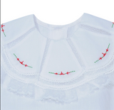 Phoenix&Ren-Chandler Short Set-Red Christmas Embroidery
