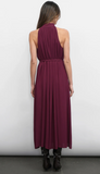 Greylin-Everley Button Up Tie Front Midi Dress