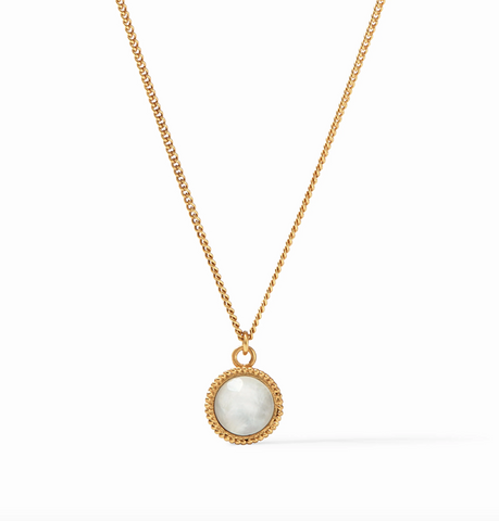 Julie Vos-Fleur-de-Lis Solitaire Necklace