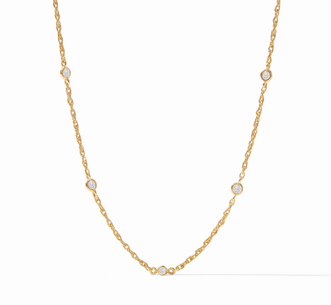 Julie Vos- Celeste Delicate Station Necklace