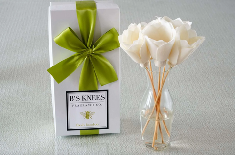 B'S KNEES-Classic Natural Reed Diffusers - Fresh Bamboo