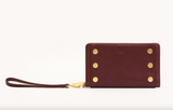 Hammit-Bryant Wallet-Cherrywood Pebble/Brushed Gold
