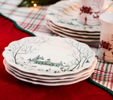 Juliska-Country Estate Winter Frolic Dessert/Salad Plate