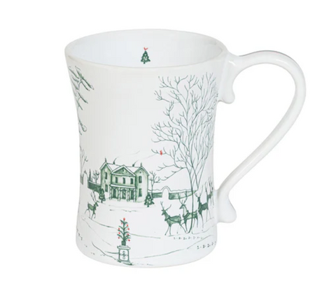 Juliska-Country Estate Winter Frolic Mug - Evergreen