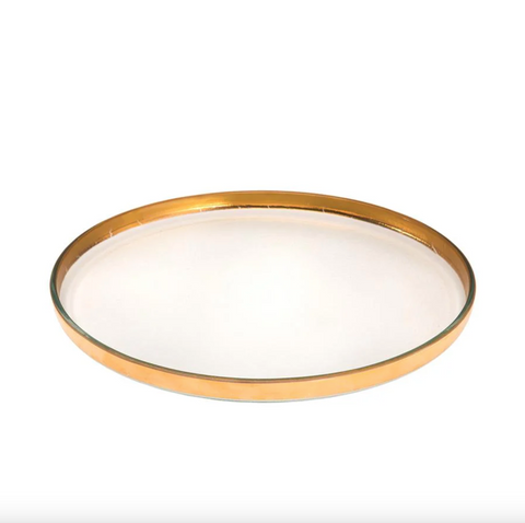 Annieglass-Mod Large Round Plate