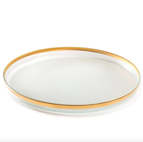 Annieglass-Mod Round Platter