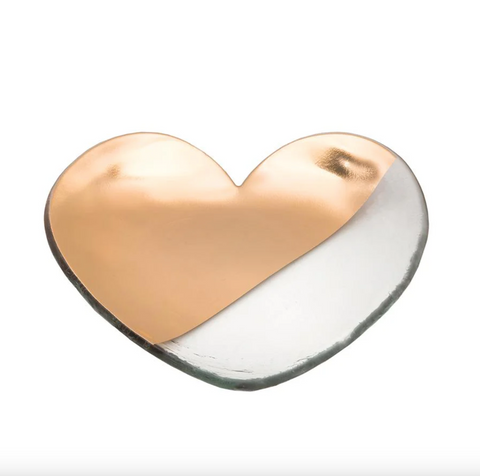Annieglass-Mod Heart Plate