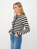 Six/ Fifty-hannah cardigan [black & white]