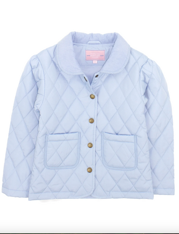 Properly Tied-Girls Hartley Jacket Powder Blue