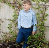 Bailey Boys-Performance Half Zip - Gray Camo