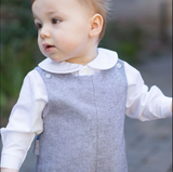 Bailey Boys-Boys Long Sleeve Button Back Shirt-White