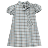 Bailey Boys-Pigeon Plaid - Tia Tie Dress