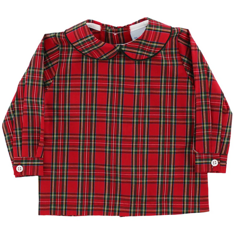 Bailey Boys-Tartan Plaid - Boys Piped Shirt