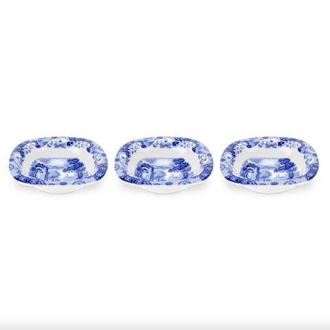 Spode- Blue Italian Set of Three Dip Bowls