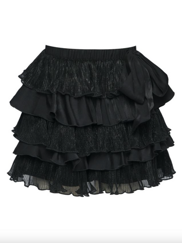 Hannah Banana- Tiered Ruffle Skort with Bow