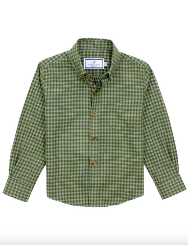 Properly Tied-Boys Woodland Sportshirt Cypress Needle