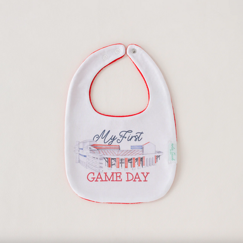 Nola Tawk-My First Game Day - Ole Miss Organic Cotton Baby Bib