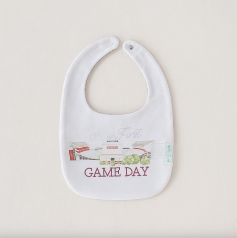 Nola Tawk-My First Game Day - Mississippi Organic Cotton Baby Bib