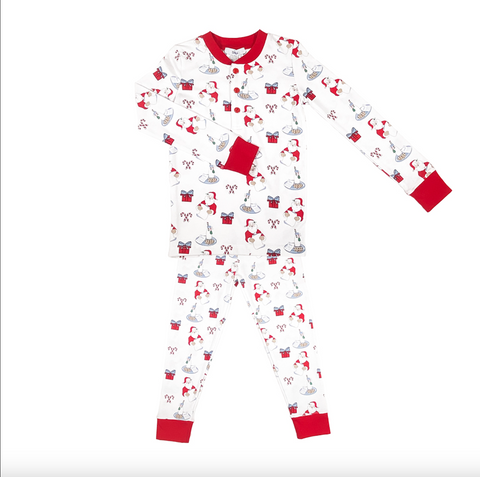 Ishtex-SANTA MILK AND COOKIES BOY'S PJ SET