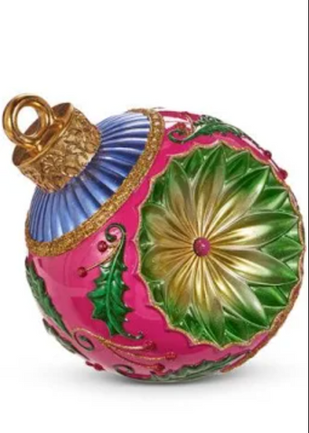Raz- 10" Vintage Multicolor Ornament Decor