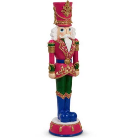 Raz- 36" Multicolor Nutcracker