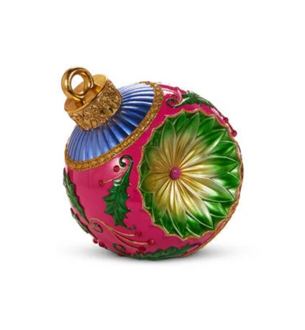 Raz- 14" Vintage Multicolor Ornament Decor