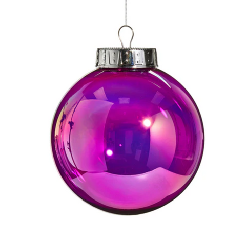 Raz- 8" Purple Seamless Iridescent Ball