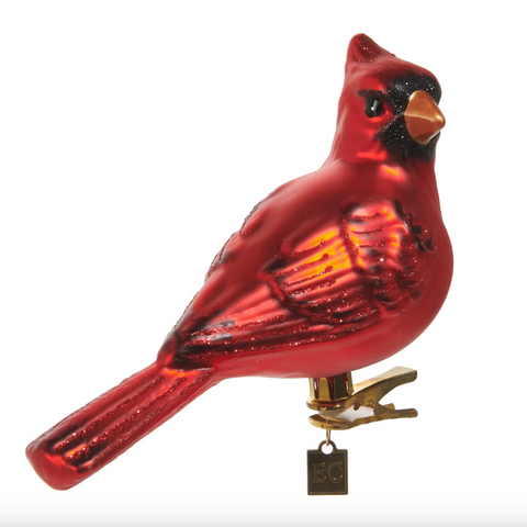 Raz- EC 6" Cardinal Clip-On Ornament