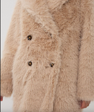 Esqualo-Coat hairy long- Sand