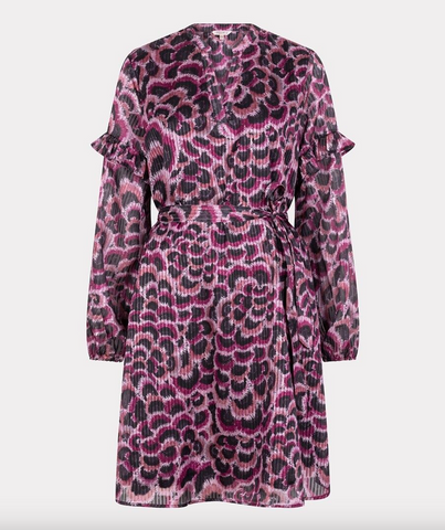 Esqualo- Dress Feather Flow- Purple