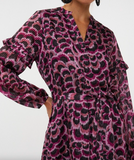 Esqualo- Dress Feather Flow- Purple