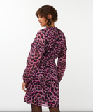 Esqualo- Dress Feather Flow- Purple