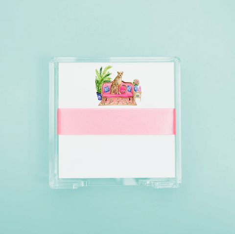 Taylor Paladino-Fancy Cheetah Desk Set