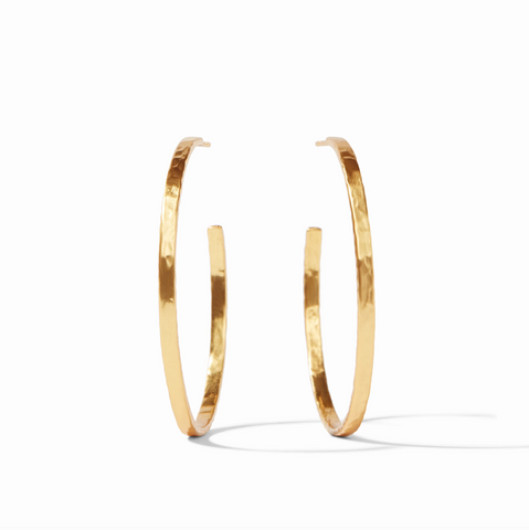Julie Vos-Crescent Hoop- Gold- XL