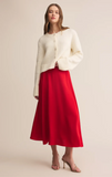 Z Supply-Northpointe Satin Midi Skirt