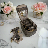 Train Jewelry Case - Bronze