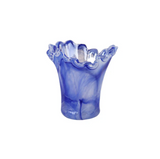 VIETRI-Onda Glass Cobalt Short Vase