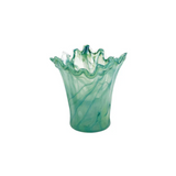 VIETRI-Onda Glass Cobalt Short Vase