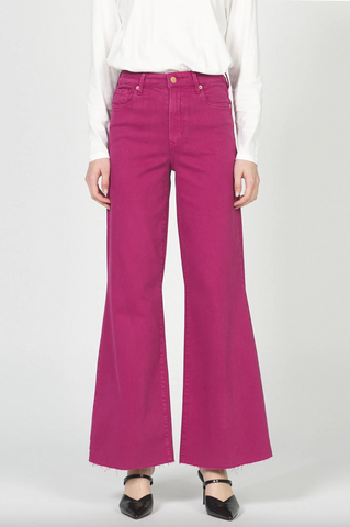 Dear John-FIONA WIDE LEG JEAN-BEAUJOLAIS