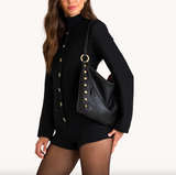 Hammit-Kyle lrg Black/Brushed Gold Red Zip